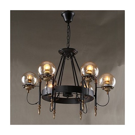 Művészi üveg gömb alakú babszárú csillár