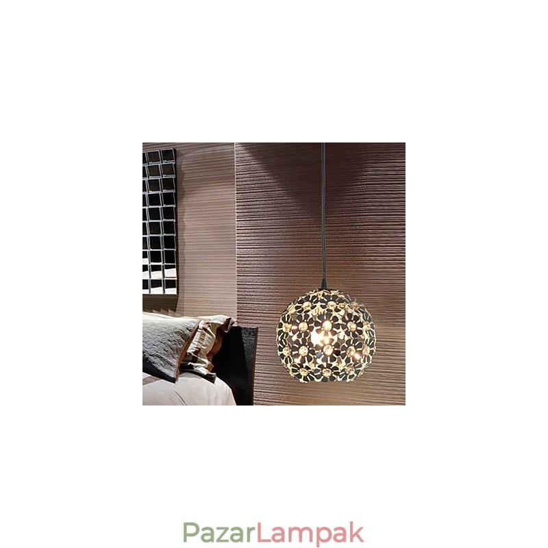 Modern, kortárs Földgömb, mini stílusú, galvanizált függőlámpa