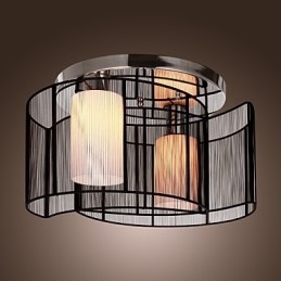 Mennyezeti lámpa Modern design 2 lámpa fekete