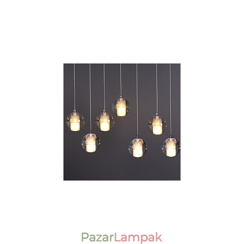 All Over The Sky Star Bocci Droplight Aurora Borealis modern üvegkristály lámpa