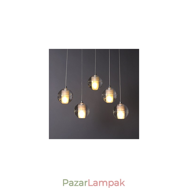 All Over The Sky Star Bocci Droplight Aurora Borealis modern üvegkristály lámpa