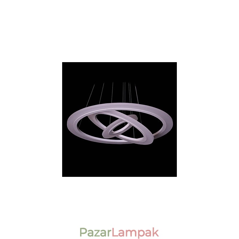 75 Wattos, modern, kortárs festésű akril függőlámpa