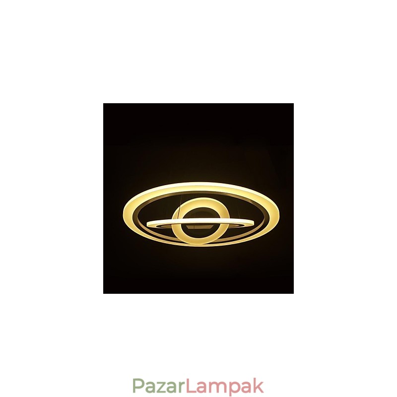 75 Wattos, modern, kortárs festésű akril függőlámpa