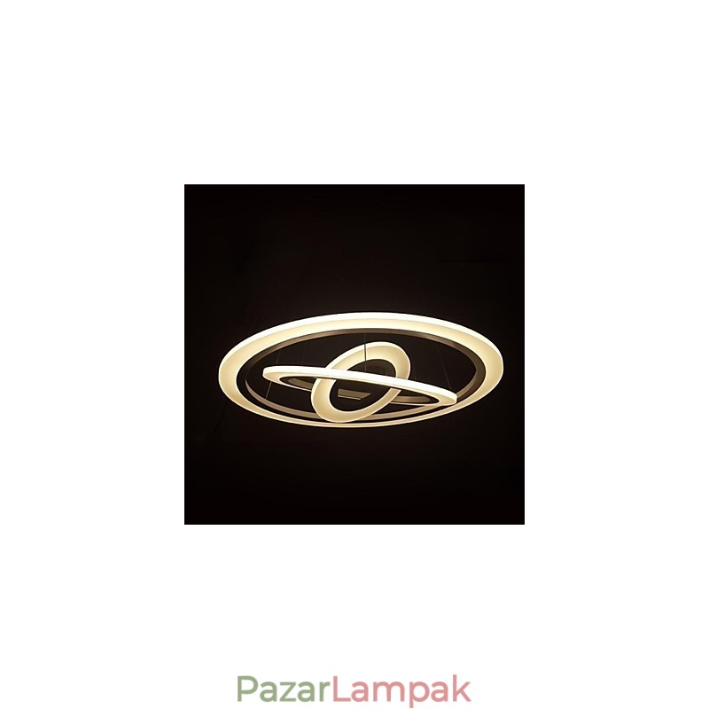 75 Wattos, modern, kortárs festésű akril függőlámpa