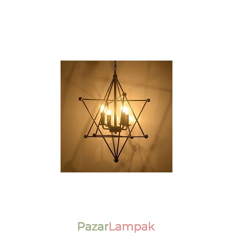 Retro klasszikus fém mennyezeti lámpák Egyszerű függőlámpák Cafe függőlámpa