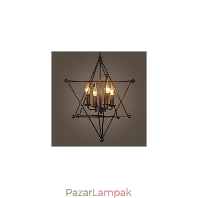 Retro klasszikus fém mennyezeti lámpák Egyszerű függőlámpák Cafe függőlámpa