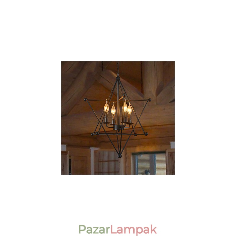 Retro klasszikus fém mennyezeti lámpák Egyszerű függőlámpák Cafe függőlámpa
