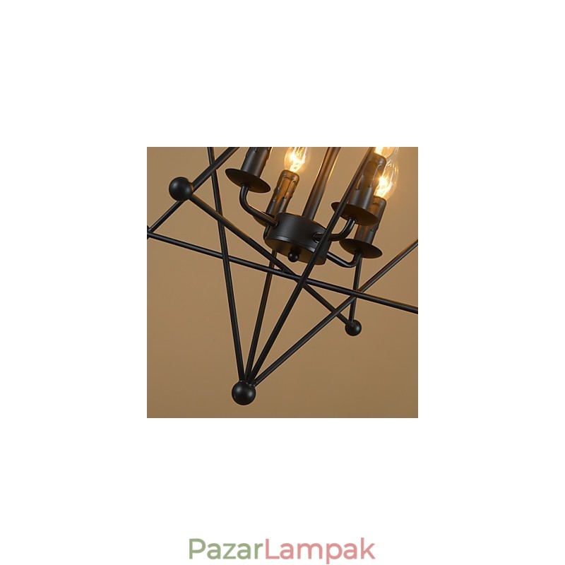 Retro klasszikus fém mennyezeti lámpák Egyszerű függőlámpák Cafe függőlámpa