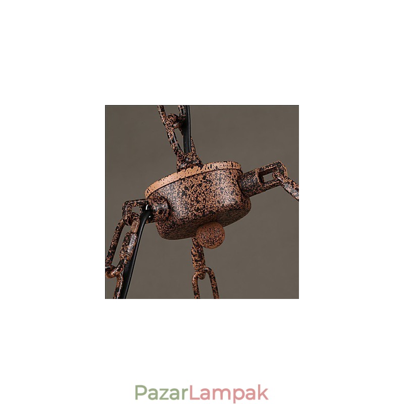 Kerámiaipari szélkötélcsillár RetroLron csillár Egyszerű