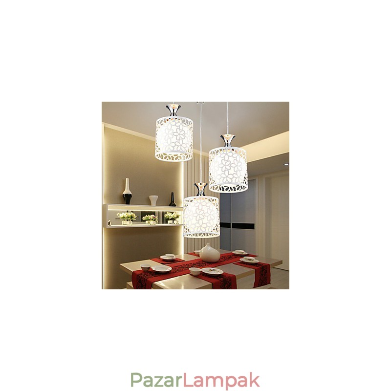 Kortárs és szerződéses három kreatív Crystal Droplight kovácsoltvas lámpa