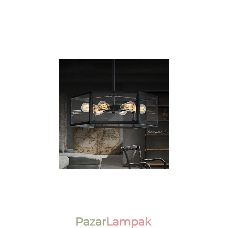 Függesztett lámpák Mini stílusú Retro Garázs Fém