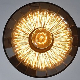 Függesztett lámpák Vintage 3 Lights ST64 izzók fel és le rendszerrel