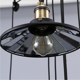 Függesztett lámpák Vintage 3 Lights ST64 izzók fel és le rendszerrel
