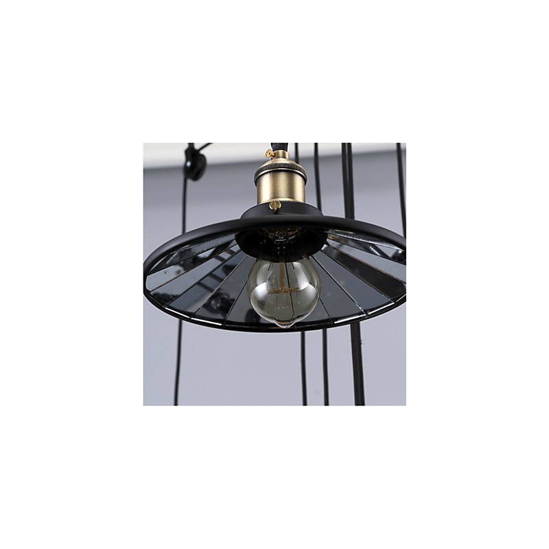 Függesztett lámpák Vintage 3 Lights ST64 izzók fel és le rendszerrel