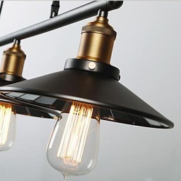 Függesztett lámpák Vintage 3 Lights ST64 izzók fel és le rendszerrel