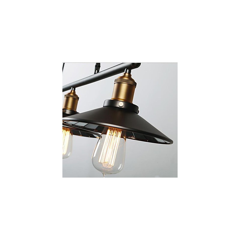 Függesztett lámpák Vintage 3 Lights ST64 izzók fel és le rendszerrel