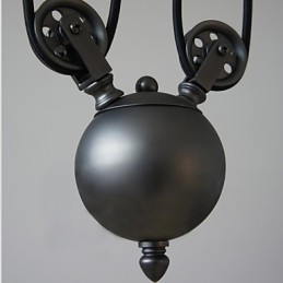 Függesztett lámpák Vintage 3 Lights ST64 izzók fel és le rendszerrel