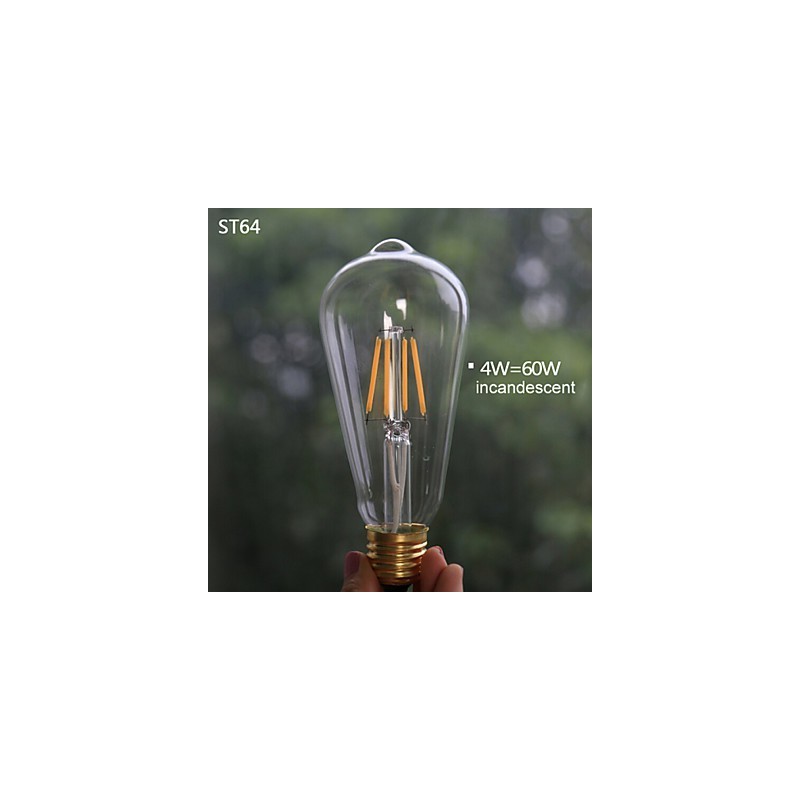 Függesztett lámpák Vintage 3 Lights ST64 izzók fel és le rendszerrel