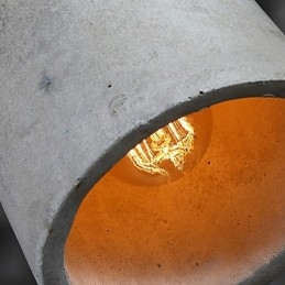 A skandináv minimalista retro függesztett fénycement vintage lámpatest