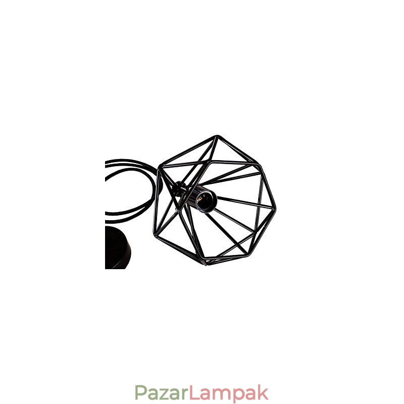 Retro mini stílusú festmény fém függőlámpa garázs