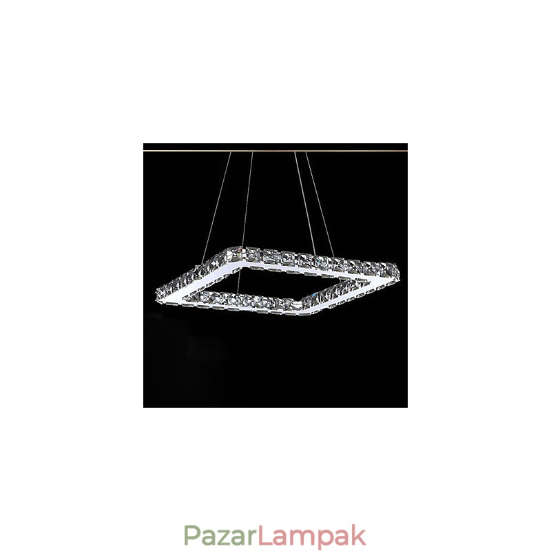 Modern kortárs kristályból galvanizált fém csillár