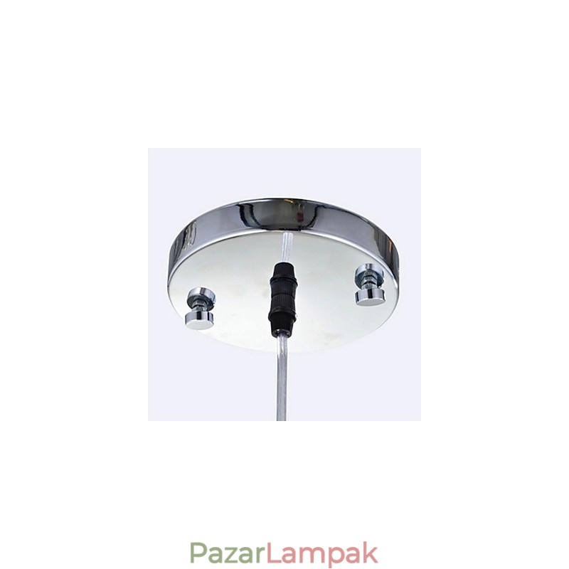 Modern, modern kristály króm fém függőlámpa