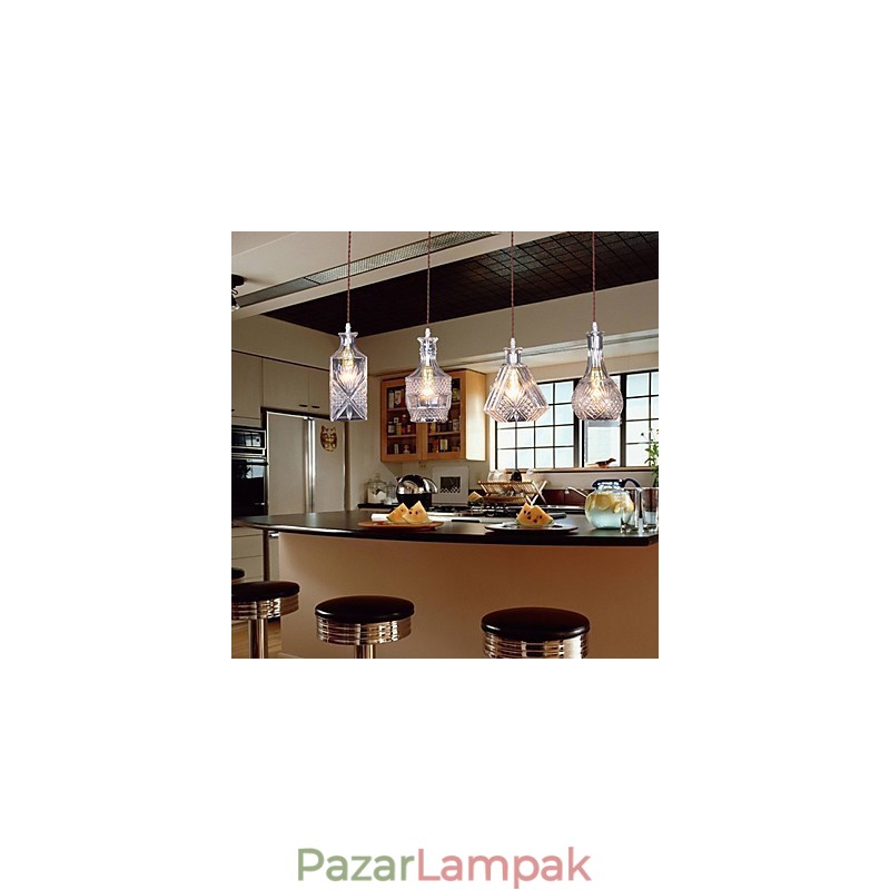 40 W*4 Modern, modern, hagyományos, klasszikus vintage Island fém függőlámpa