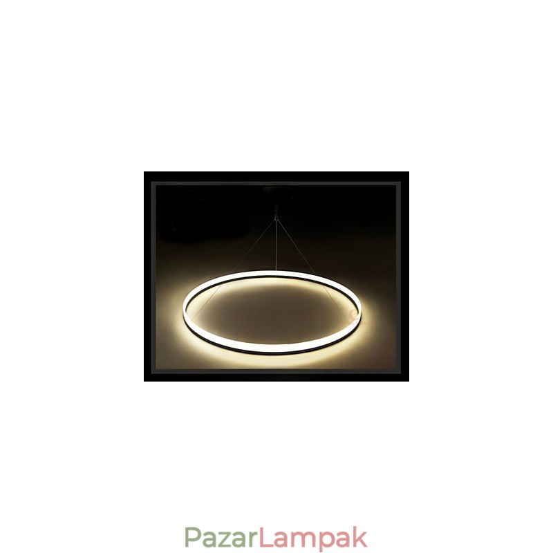 Modern függő fehér, kerek 4 függőlámpa
