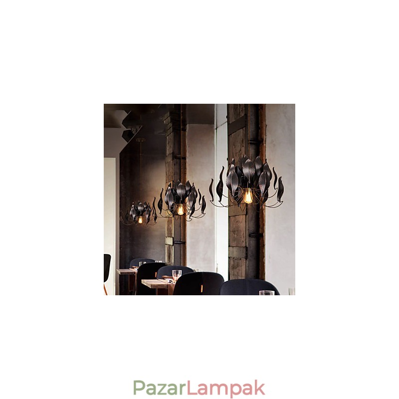 Retro klasszikus fém mennyezeti lámpák Egyszerű függőlámpák Cafe függőlámpa