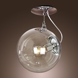 Modern kortárs Globe mini stílusú eloxált függőlámpa
