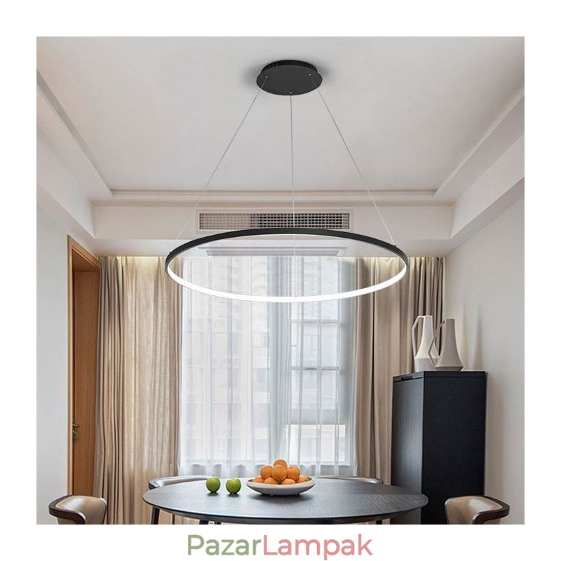 Szabályozható, 80 cm átmérőjű, modern kivitelű függeszték