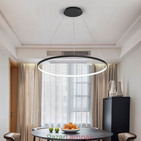 Szabályozható, 80 cm átmérőjű, modern kivitelű függeszték Szabályozható, 80 cm átmérőjű, modern kivitelű függeszték
