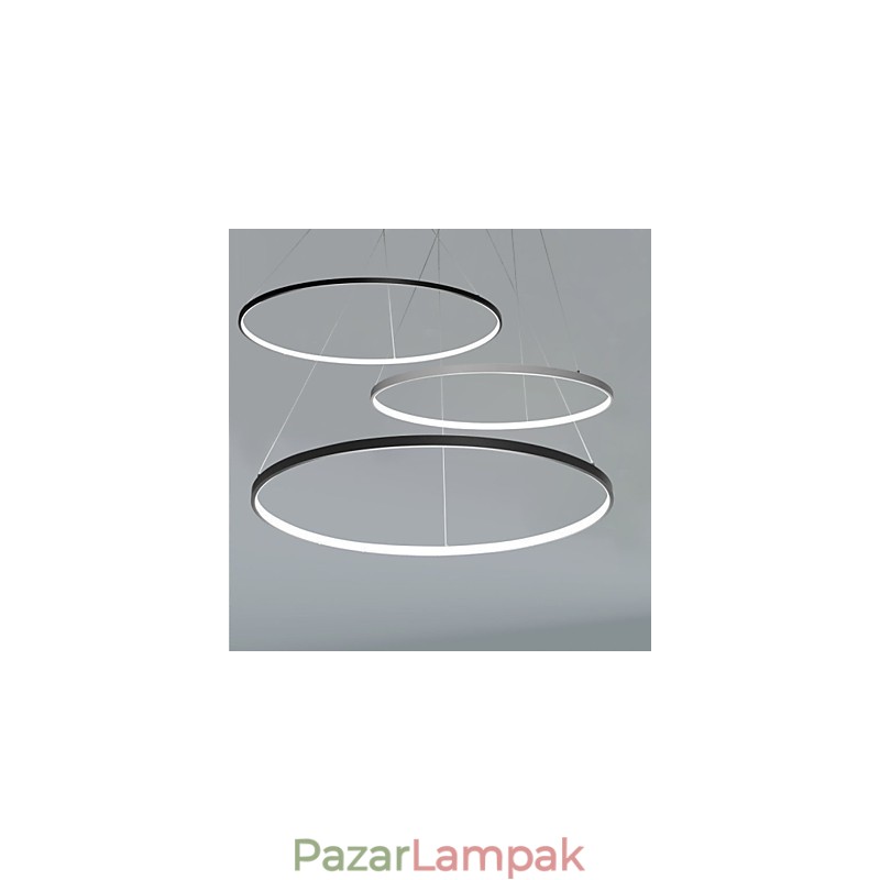Szabályozható, 80 cm átmérőjű, modern kivitelű függeszték