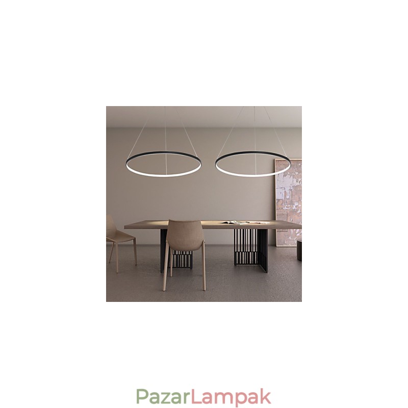 Szabályozható, 80 cm átmérőjű, modern kivitelű függeszték
