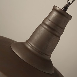 Retro függőlámpa 1 Világos régi fém Materiala Shade Shop