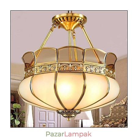 A klasszikus réz félig mennyezeti lámpa Copper Porch A klasszikus réz félig mennyezeti lámpa Copper Porch