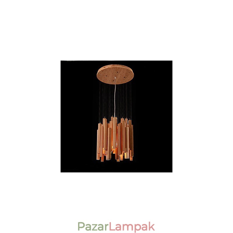 Hotel Engineering Wood Art Line csillár