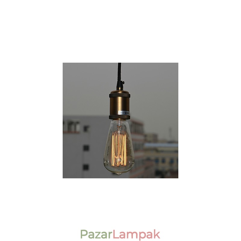 Hagyományos klasszikus vintage mini stílusú galvanizált függőlámpa