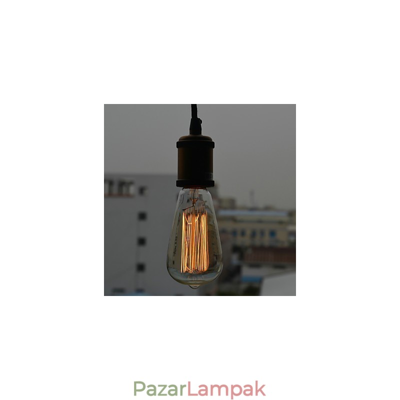 Hagyományos klasszikus vintage mini stílusú galvanizált függőlámpa
