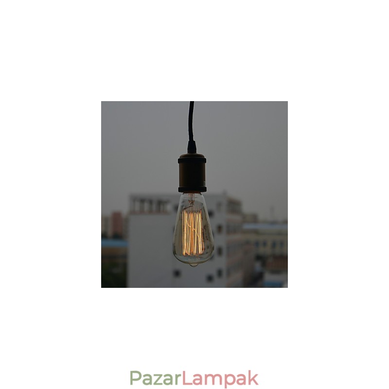 Hagyományos klasszikus vintage mini stílusú galvanizált függőlámpa