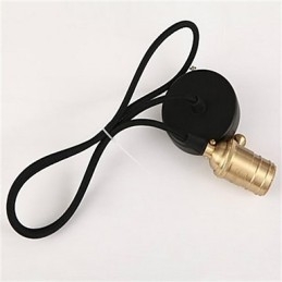 Amerikai Retro Minimalista Egyetlen réz csillár lámpa