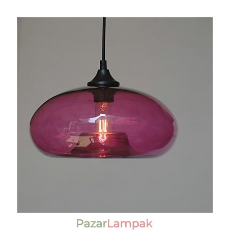 Modern, jellegzetes függőlámpa 1 átlátszó árnyalattal Modern, jellegzetes függőlámpa 1 átlátszó árnyalattal