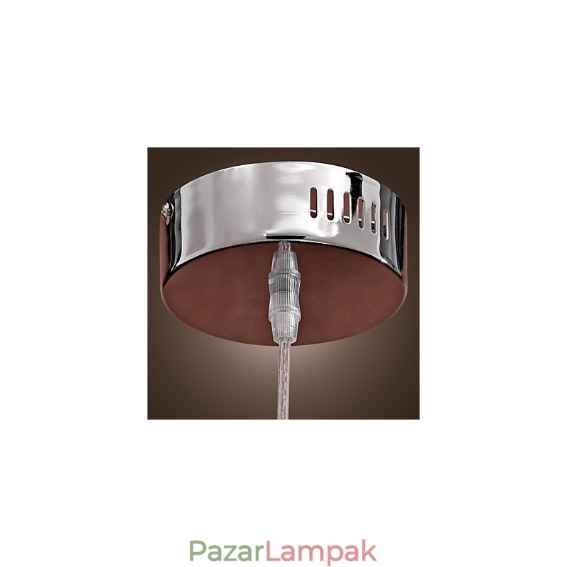 Modern, modern Globe mini stílusú krómozott fém függőlámpa