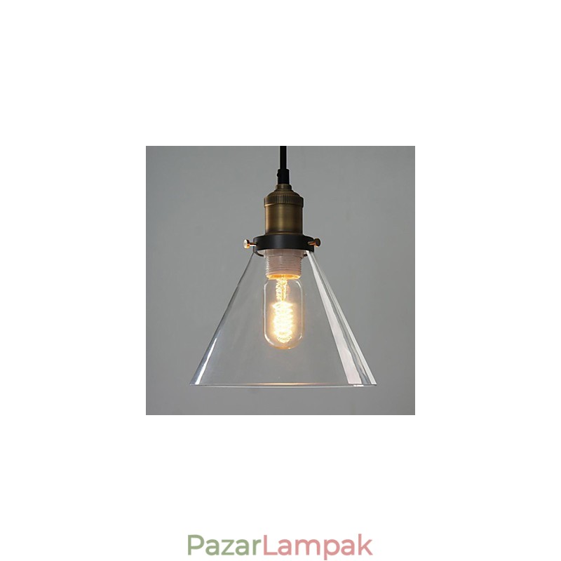 Hagyományos klasszikus Vintage Bowl mini stílusú festmény fém függőlámpa