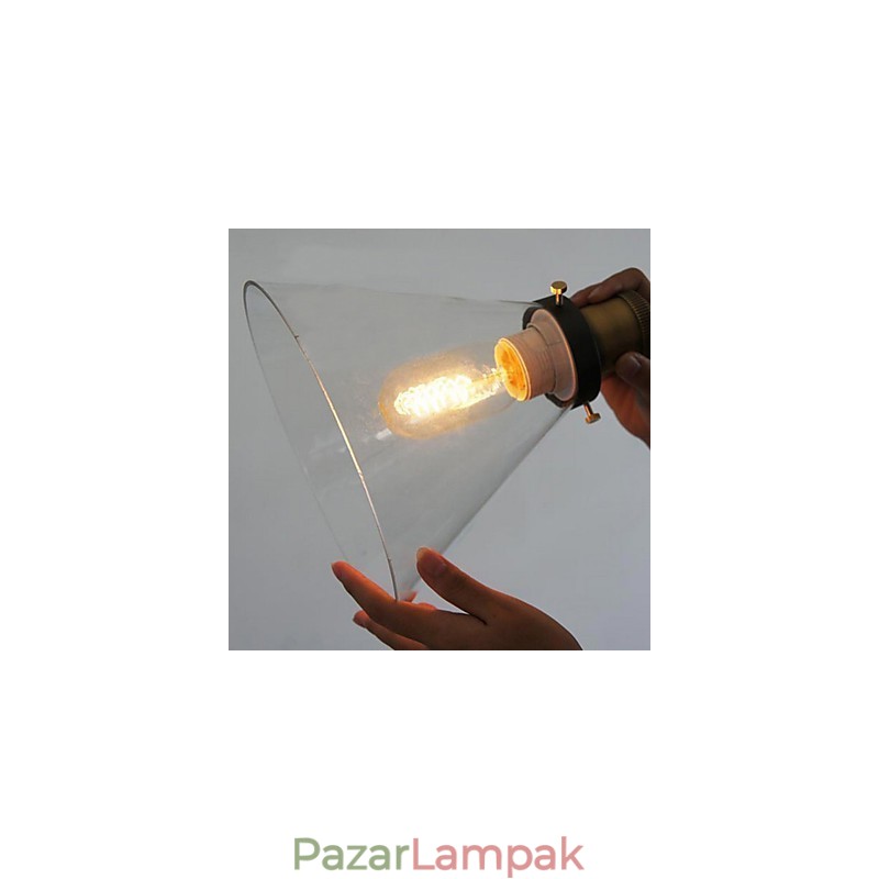 Hagyományos klasszikus Vintage Bowl mini stílusú festmény fém függőlámpa