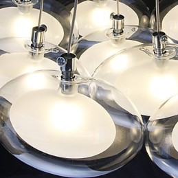 Modern, modern krómozott fém függőlámpa