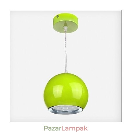 Modern kortárs Globe festmény fém függőlámpa