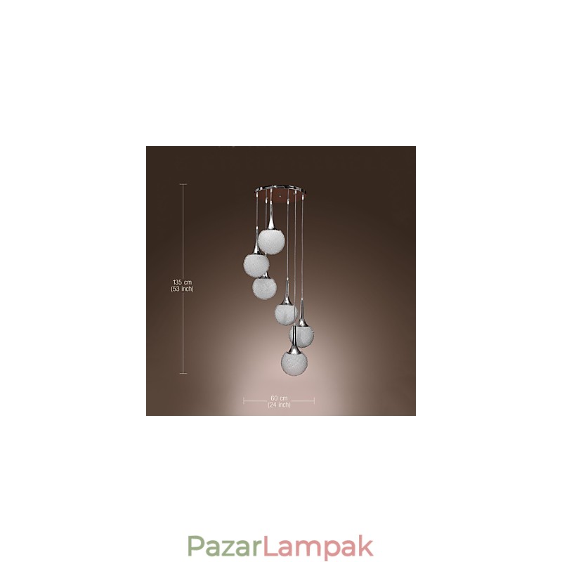Modern, kortárs földgömb, galvanizált fém süllyesztett tartó