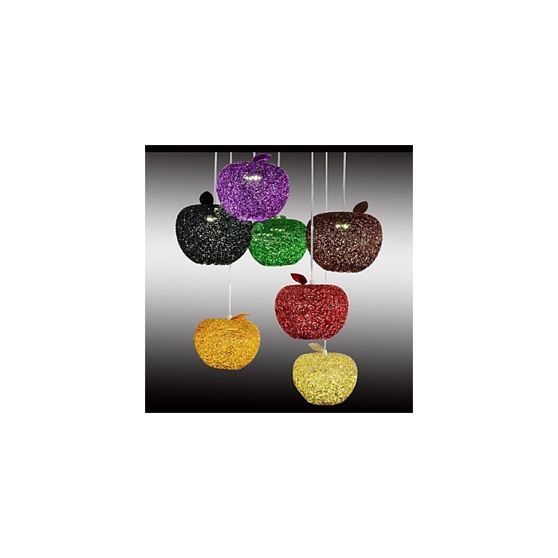 Szőtt alumínium csillár hét fejlámpával Apple