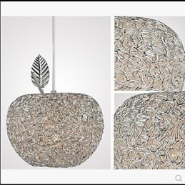 Szőtt alumínium csillár hét fejlámpával Apple